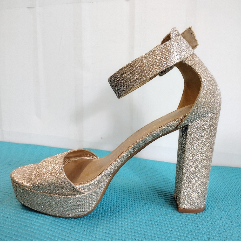 DREAM PAIRS Hi-Lo High Heel Platform Pump Sandals Size 8.5